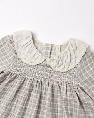 Callie Dress Blue Gingham - Lindsey Paige