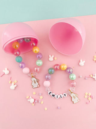 Bunny Rabbit Charm Bracelet: Child 6”
