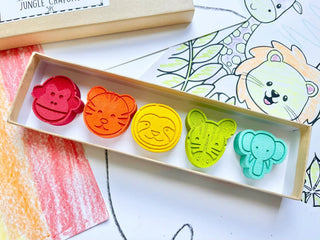 Jungle Animal Crayons Gift Box - Lindsey Paige