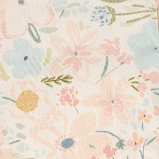 Charlotte Modal Magnetic cozy sleeper gown + hat set with ruffles - Lindsey Paige