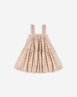 Cicily Dress Summer Plaid - Lindsey Paige