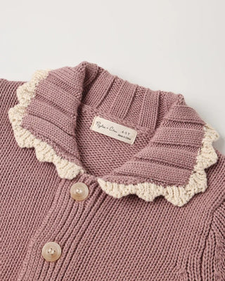 Collared Cardigan Rosewood - Lindsey Paige
