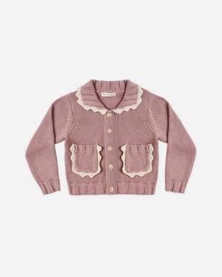 Collared Cardigan Rosewood - Lindsey Paige