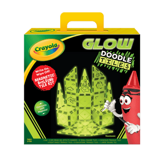 Crayola GLOW Doodle Tiles Magnetic Tiles 30 - Piece Set - Lindsey Paige