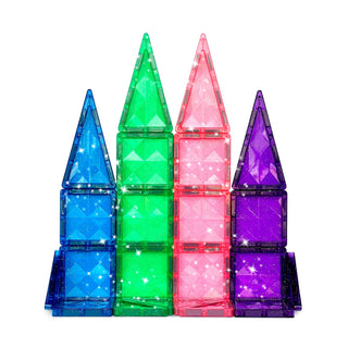 Crayola Mini Glitter PIP Magnetic Tiles 24 - Piece Set - Lindsey Paige