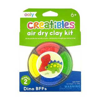 Creatibles D.I.Y. Air - Dry Clay Kit: Dino. BFFs (Set of 4) - Lindsey Paige
