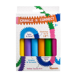 Crinkle N' Connect, 6 Colors, 6 Tubes, Makes Sound - Lindsey Paige