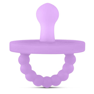 Cutie PAT Bulb (0 - 6m) Pacifier + Teether: Blue Clear - Lindsey Paige