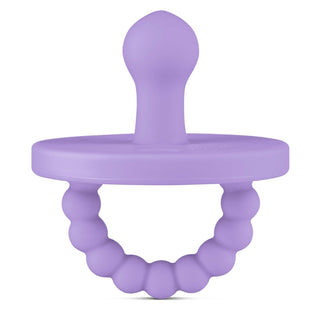 Cutie PAT Bulb (0 - 6m) Pacifier + Teether: Orchid Clear - Lindsey Paige