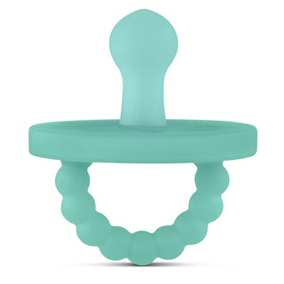 Cutie PAT Bulb (0 - 6m) Pacifier + Teether: Oxford Clear - Lindsey Paige