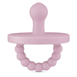 Cutie PAT Bulb (0 - 6m) Pacifier + Teether: White - Lindsey Paige
