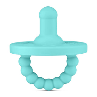 Cutie PAT Round (0 - 24m) Pacifier + Teether Sets: Coastal Clear - Lindsey Paige