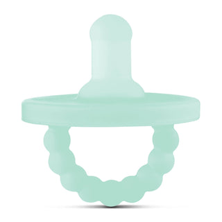 Cutie PAT Round (0 - 24m) Pacifier + Teether Sets: Coastal Clear - Lindsey Paige