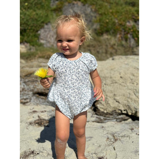 Celeste Bubble Navy Sprig - Lindsey Paige