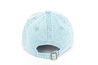 Denim Smiley Face Hat: Child (5Y - 10Y) - Lindsey Paige