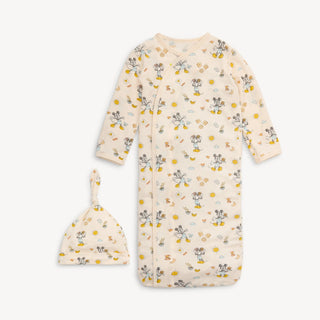 Disney | Magnetic Me Mickey Brunch Bunch modal magnetic cozy sleeper gown + hat set - Lindsey Paige