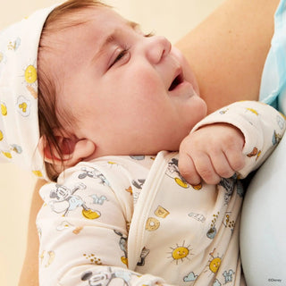 Disney | Magnetic Me Mickey Brunch Bunch modal magnetic cozy sleeper gown + hat set - Lindsey Paige