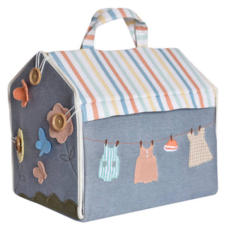 Doll House with Wooden Furniture - Lindsey Paige