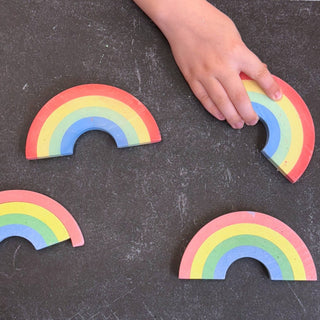 DOUBLE RAINBOW CONNECTION | wee by TWEE | SIDEWALK CHALK - Lindsey Paige