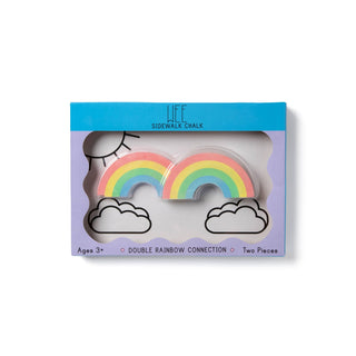 DOUBLE RAINBOW CONNECTION | wee by TWEE | SIDEWALK CHALK - Lindsey Paige