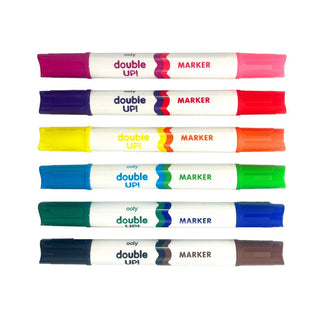 Double Up! Double Ended Markers - Set of 6/12 Colors - Lindsey Paige