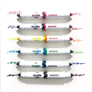 Double Up! Double Ended Markers - Set of 6/12 Colors - Lindsey Paige