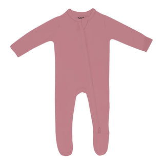 dusty rose footie