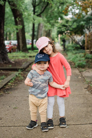 Dusty Blue Little Bro Hat: Toddler (1Y - 4Y) - Lindsey Paige