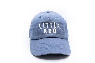 Dusty Blue Little Bro Hat: Toddler (1Y - 4Y) - Lindsey Paige