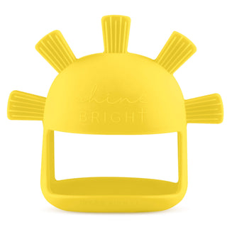 Shine Bright Teething Mitt: Yellow