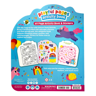 Playful Pages Activity Book - Unicorn Party!
