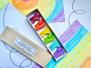 Construction Crayons Gift Box