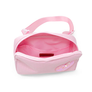 Sequin Heart Crossbody Sling Bag for Kids: Pink - Lindsey Paige