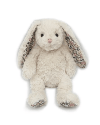 Faith Cream Floral Bunny Plush Toy - Lindsey Paige