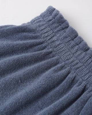 Faye Terry Cloth Ruffle Two - Piece Set – Marine Blue - Lindsey Paige