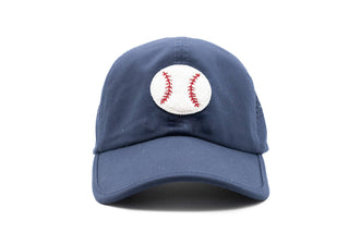 Navy Athletic Hat + Terry Baseball: Child/Adult (5Y-Adult) - Lindsey Paige
