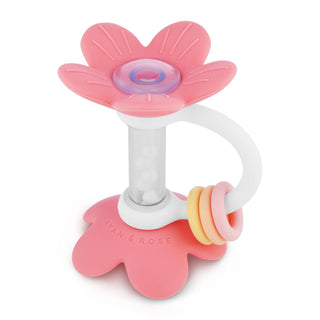 Flower Teether Rattle Toy: Flower - Lindsey Paige