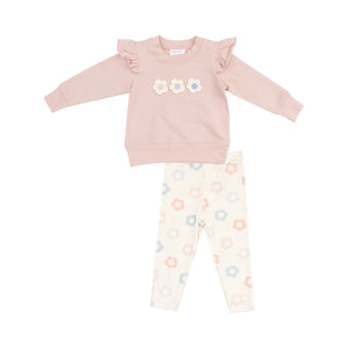 Daisy Pop Sweatshirt and Leggings