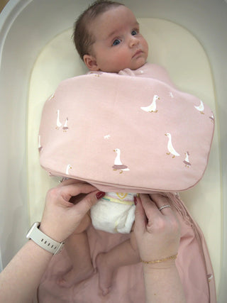 Gunamuna Bamboo Swaddle Sleep Sack - TuTu Goose - Lindsey Paige