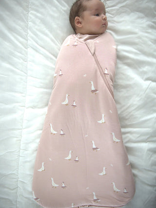 Gunamuna Bamboo Swaddle Sleep Sack - TuTu Goose - Lindsey Paige