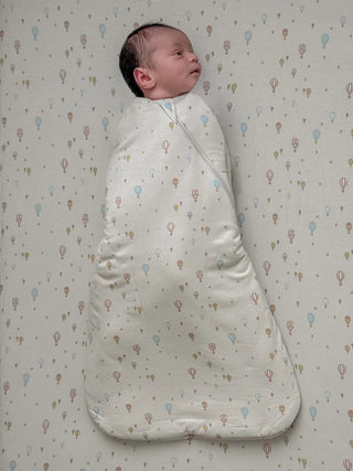 Gunamuna Bamboo Swaddle Sleep Sack - Up Up Away - Lindsey Paige