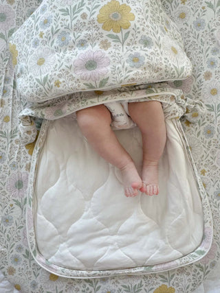 Gunamuna Bamboo Swaddle Sleep Sack - Wildflower - Lindsey Paige