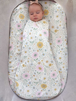 Gunamuna Bamboo Swaddle Sleep Sack - Wildflower - Lindsey Paige