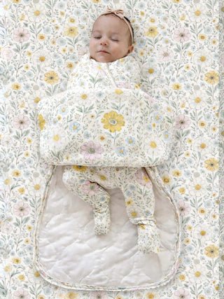 Gunamuna Bamboo Swaddle Sleep Sack - Wildflower - Lindsey Paige