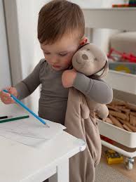 Gunamuna Lovey Pup | Bamboo Security Blanket Stuffed Animal - Lindsey Paige