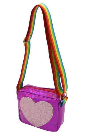 Heart Purse: Silver - Lindsey Paige