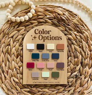 Hello World Birth Stat Announcement Wood Disc - Layered 3D: Rose / 4 inch - Lindsey Paige