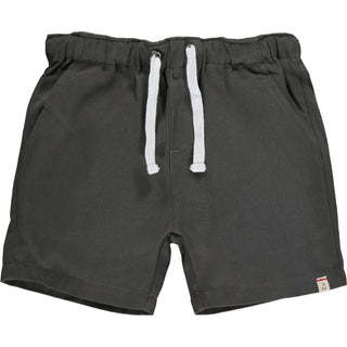 HUGO Dark Grey Twill Shorts - Lindsey Paige