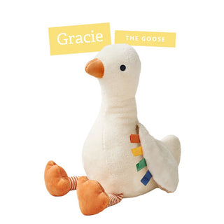 Itzy Ritzy Gracie the Goose Sweetie Snuggles Plush - Lindsey Paige