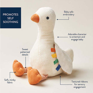 Itzy Ritzy Gracie the Goose Sweetie Snuggles Plush - Lindsey Paige